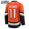Anaheim Ducks Hockeydrakt Fanatics Premium Trevor Zegras 2024-25 Oransje Hjemme - Barn